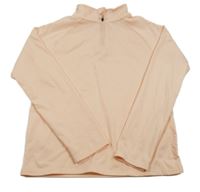 Broskvová sportovní mikina s rolákem Ergeenomixx