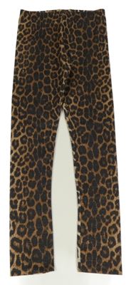 Béžovo-hnědé vzorované legíny River Island 