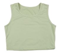 Světlezelený crop top Shein 