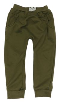 Olivové sportovní kalhoty Shein