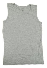 Šedé melírované tílko H&M