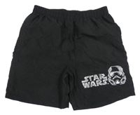 Černé plážové kraťasy se Star Wars