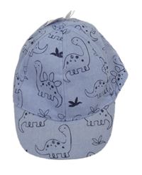 Nové - Světlemodrá kšiltovka s dinosaury Topomini