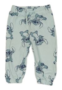 Světlemodré cuff tepláky se Stitchem Primark