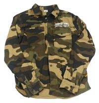 Army riflová košilová bunda s nápisy Chapter young