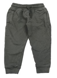 Tmavošedé slim tepláky Next