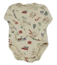 Smetanové vánoční body s obrázky H&M