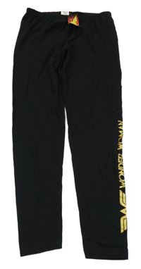 Nové - černé legíny se zlatým nápisem - Wonder Woman 