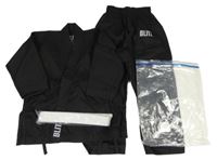 Nové - 3Set - Černé bojové kimono s páskem BLITZ