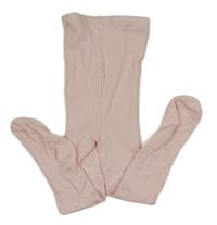 Světlerůžové punčocháče s květy ethelaustin