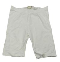 Bílé elastické kraťasy H&M