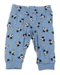 Modré puntíkaté tepláky s Mickeym H&M