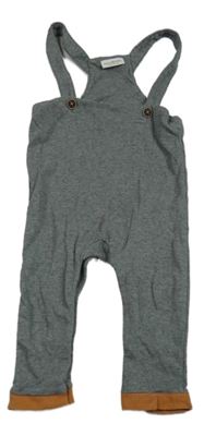 Šedé melírované lehké laclové tepláky Next