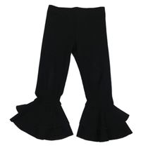 Černé hippie kalhoty River Island