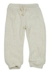 Světlebéžové melírované úpletové tepláky Primark