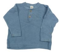 Modrý svetr s knoflíky H&M