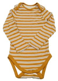 Medovo-bílo-hnědé pruhované body C&A