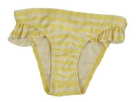 Žluto-bílé kostkované plavkové kalhoty Lefties