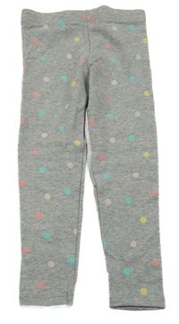 Šedé puntíkaté legíny Lily & Dan