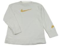 Bílá mikina s logem Nike