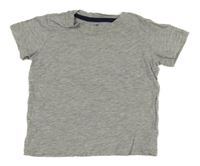 Šedé melírované tričko H&M