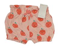 Růžové kraťasy s jablky Mothercare