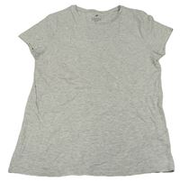 Šedé melírované tričko H&M