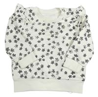 Bílá květovaná mikina Primark