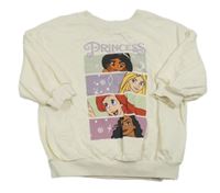 Smetanová mikina s princeznami Next