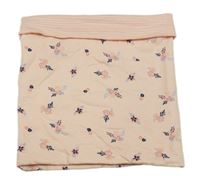 Růžový květovaný nákrčník