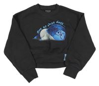 Antracitová crop mikina - V hlavě Primark