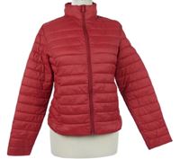 Dámská červená šusťáková zateplená bunda Primark 