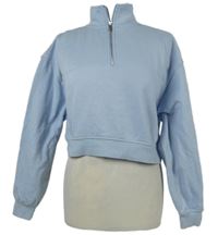 Dámská světlemodrá crop mikina H&M