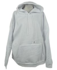 Dámská bílá mikina s potiskem a kapucí Shein 