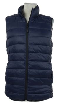 Dámská tmavomodrá šusťáková zateplená vesta Primark 