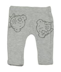 Světlešedé lehké tepláky s medvídkem Me to you