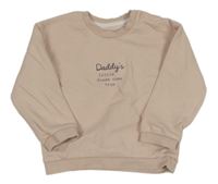 Světlerůžová mikina s nápisem George 