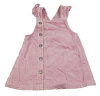 Světlerůžové manšestrové šaty Mothercare