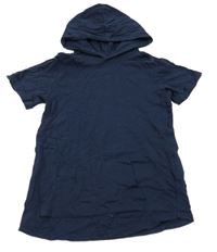 Tmavomodré tričko s kapucí Dopodopo