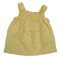 Žlutý crop top 