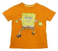Oranžové tričko se SpongeBobem Nickelodeon 