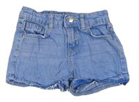 Modré riflové mid rise kraťasy Denim Co. 