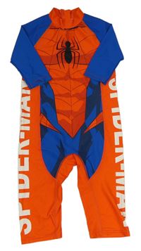 Červeno-modrý UV overal s pavoukem - Spiderman