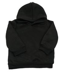 Černá mikina s kapucí 