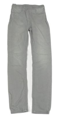 Světlešedé džegíny H&M