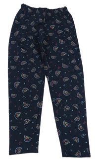 Tmavomodré tregíny s duhami 