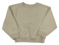 Šedobéžová oversize mikina s dinem Primark