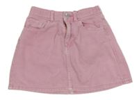 Světlerůžová riflová sukně H&M