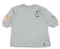 Světlemodré teplákové šaty s Bluey a kamarády Next 