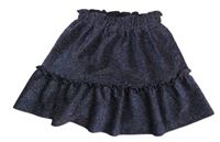 Modro-růžová třpytivá sukně Tu